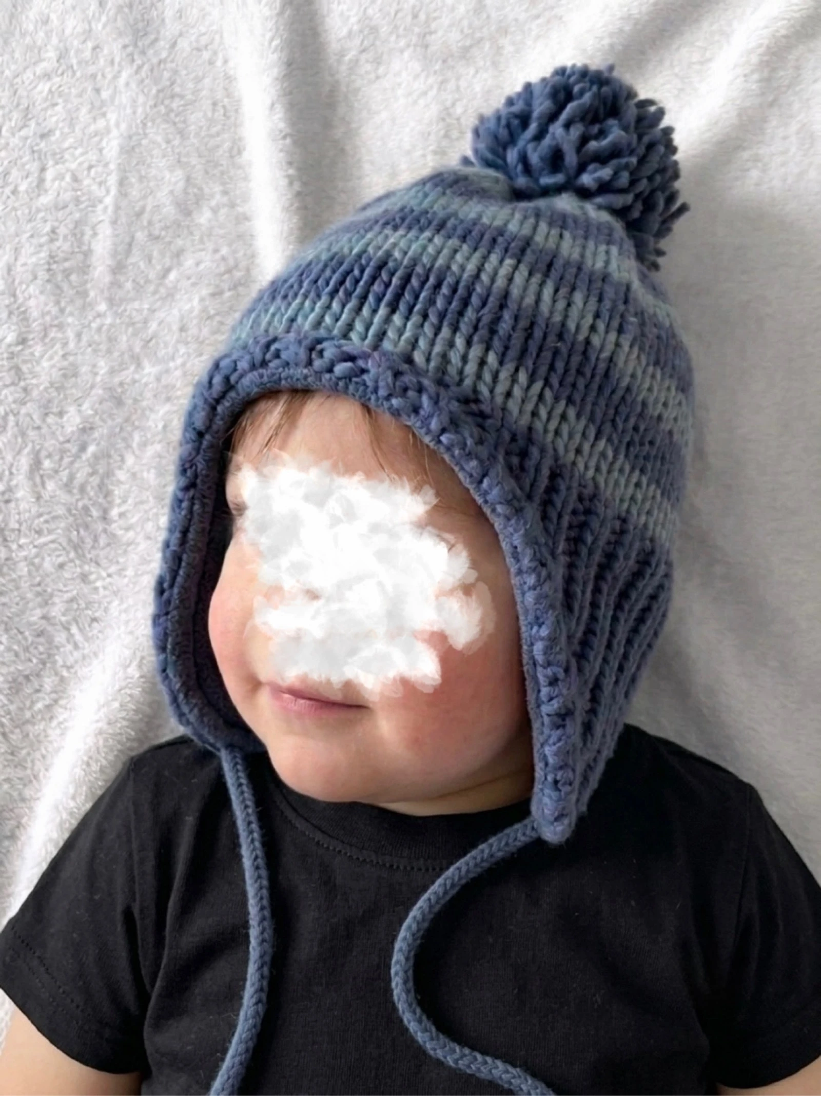 • Bonnet pompon - Taille 18/36 Mois •